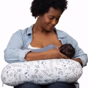Boppy Nursing Pillow - Gray Beige Leaves