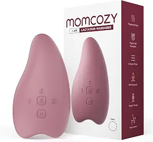 A1 Warming Lactation Massager - Pink