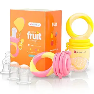 Baby Food Feeder/Fruit Feeder Pacifier Nibbler (2 Pack)