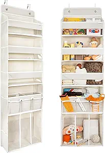 Door Hanging Storage Organize, Bedroom Door Storage for Nursery Baby Essentials