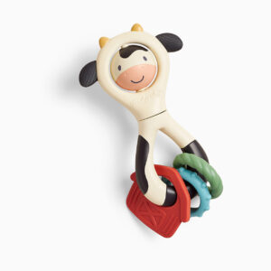 Itzy Ritzy Spinner Rattle Cow