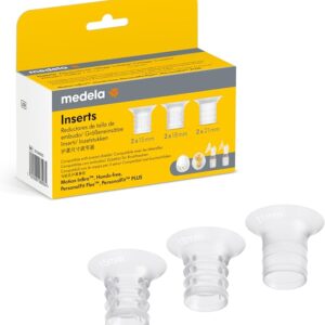 Medela Breast Shield Inserts | Adapt Medela Pumps & Shields Size | 6 Ct