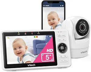 VM901 5" 1080p WiFi Smart Pan & Tilt Video Baby Monitor