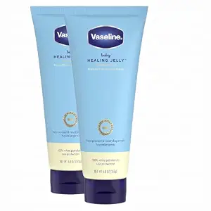Vaseline Baby Healing Jelly 100% White Petrolatum Skin Protectant 1 ct for Preventing & Treating Diaper...